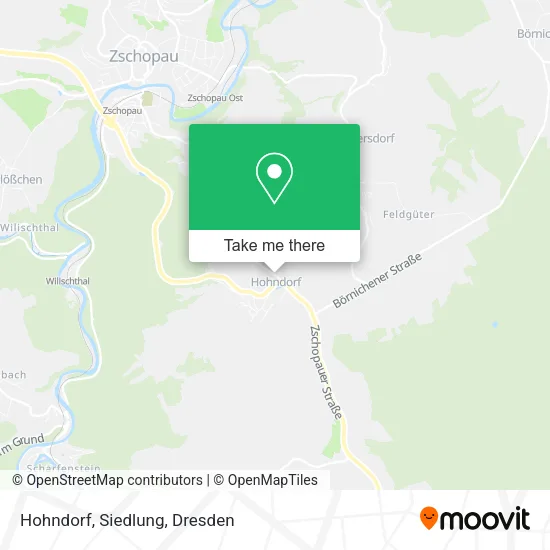 Карта Hohndorf, Siedlung