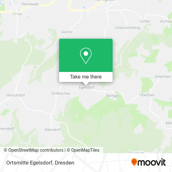 Карта Ortsmitte Egelsdorf