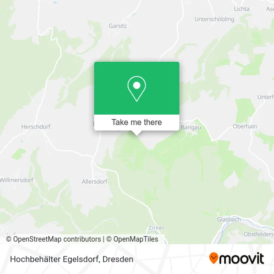 Карта Hochbehälter Egelsdorf