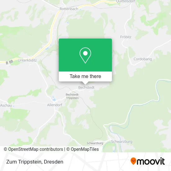Карта Zum Trippstein
