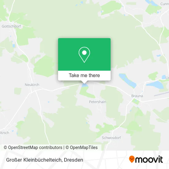 Карта Großer Kleinbüchelteich