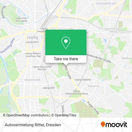 Карта Autovermietung Ritter