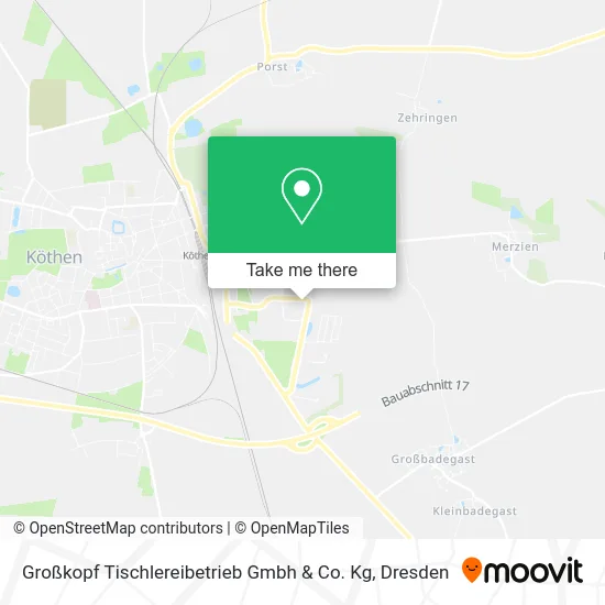Карта Großkopf Tischlereibetrieb Gmbh & Co. Kg