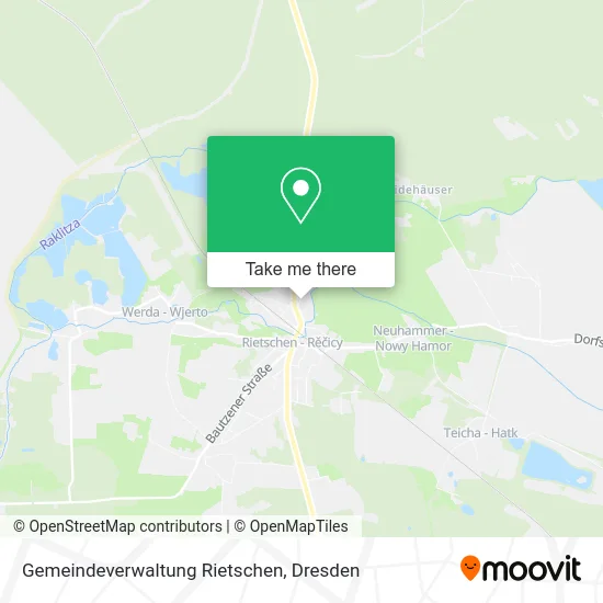 Карта Gemeindeverwaltung Rietschen