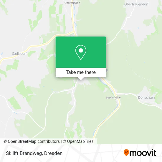 Карта Skilift Brandweg