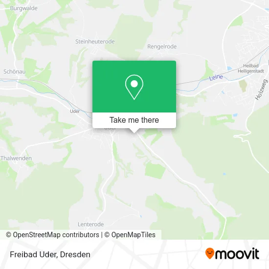 Карта Freibad Uder
