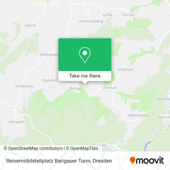 Карта Reisemobilstellplatz Barigauer Turm