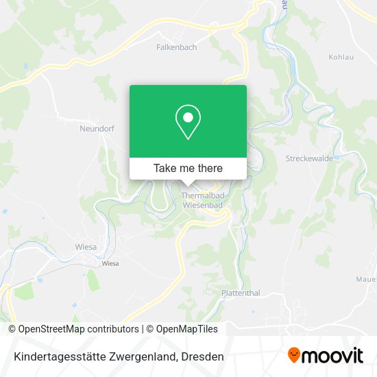 Карта Kindertagesstätte Zwergenland