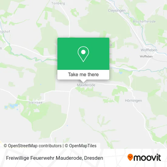 Карта Freiwillige Feuerwehr Mauderode