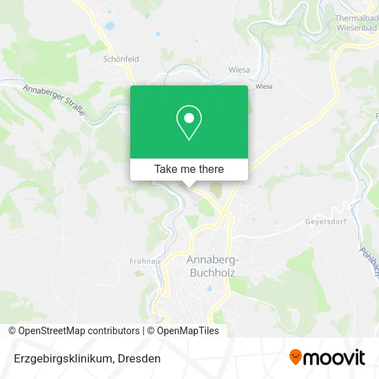 Карта Erzgebirgsklinikum