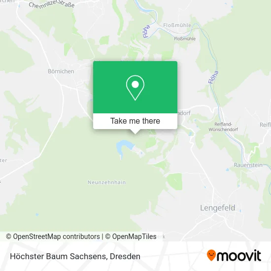 Карта Höchster Baum Sachsens