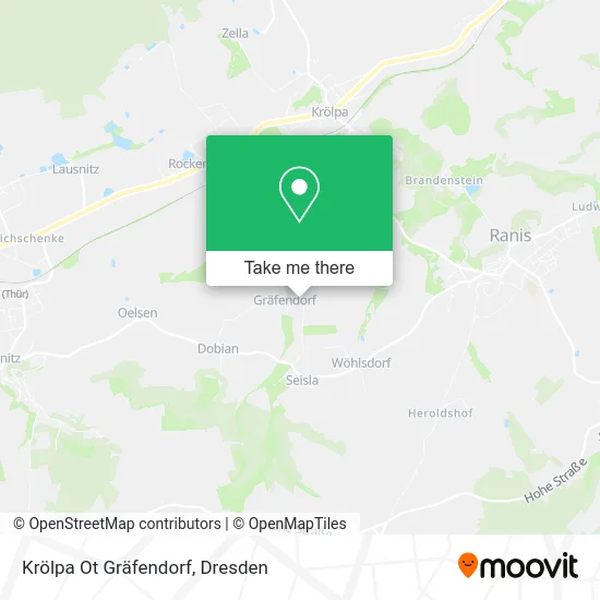 Карта Krölpa Ot Gräfendorf