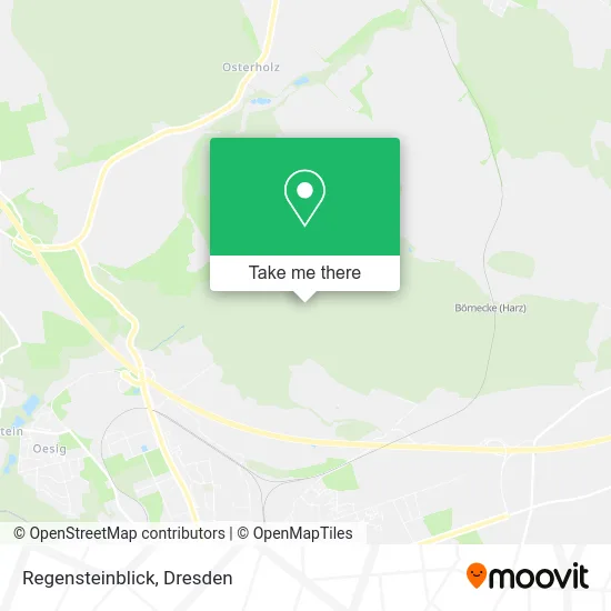 Карта Regensteinblick