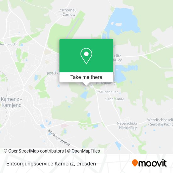 Карта Entsorgungsservice Kamenz