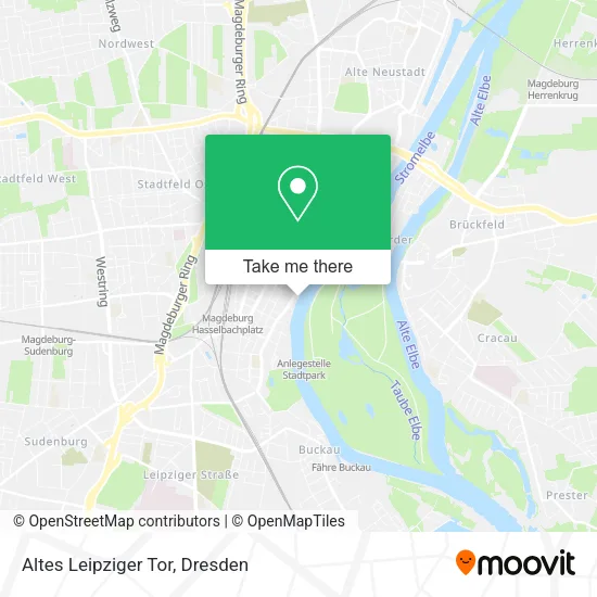 Карта Altes Leipziger Tor