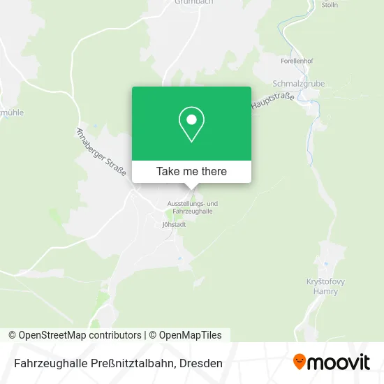 Карта Fahrzeughalle Preßnitztalbahn