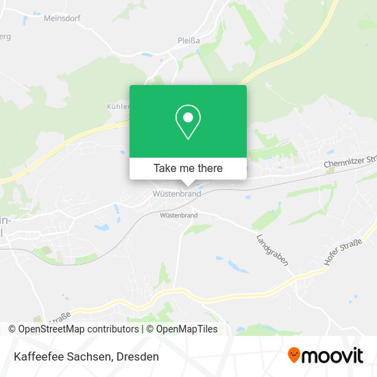 Карта Kaffeefee Sachsen