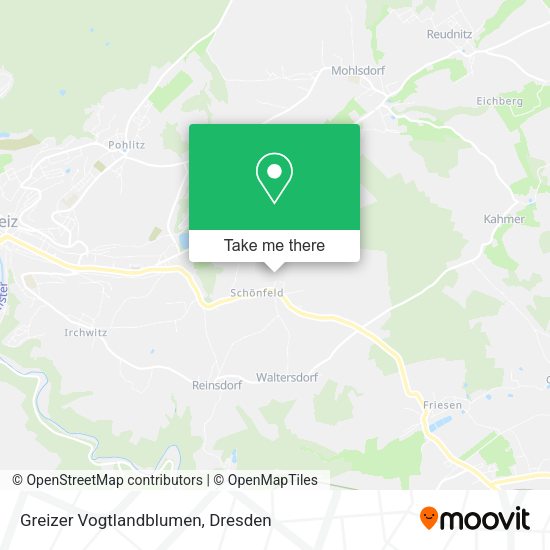Карта Greizer Vogtlandblumen