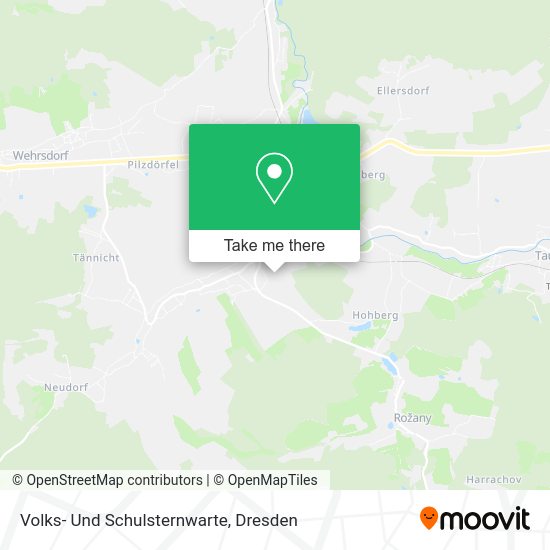 Карта Volks- Und Schulsternwarte