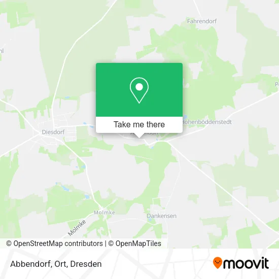 Карта Abbendorf, Ort