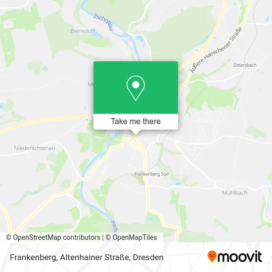 Карта Frankenberg, Altenhainer Straße