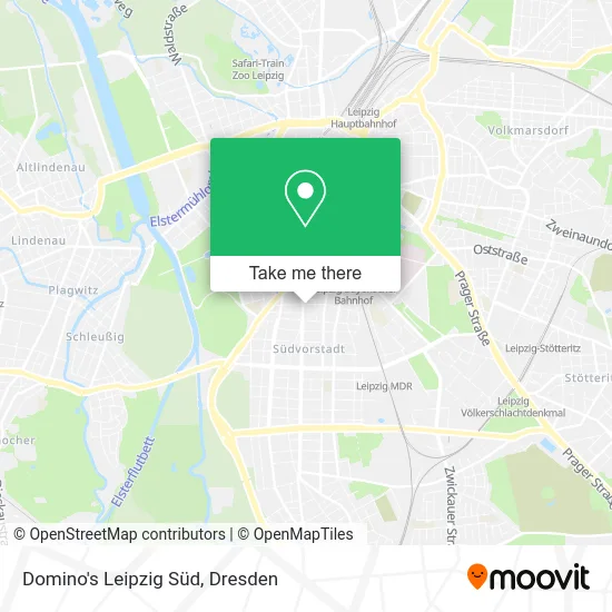 Карта Domino's Leipzig Süd