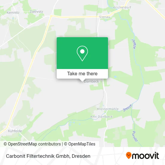 Карта Carbonit Filtertechnik Gmbh