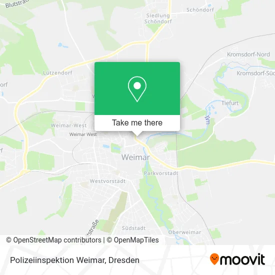 Карта Polizeiinspektion Weimar