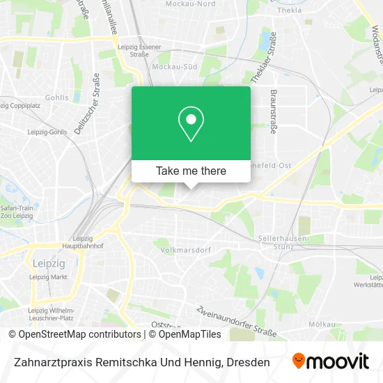 Карта Zahnarztpraxis Remitschka Und Hennig