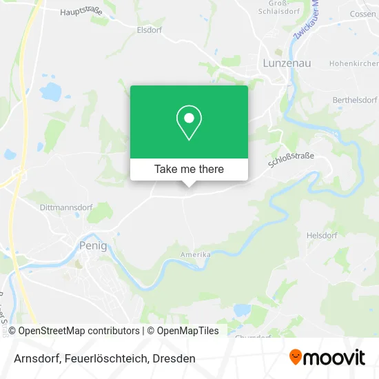 Карта Arnsdorf, Feuerlöschteich