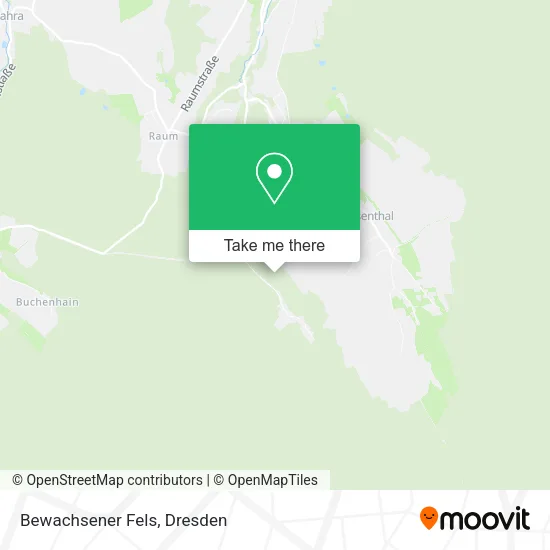 Карта Bewachsener Fels