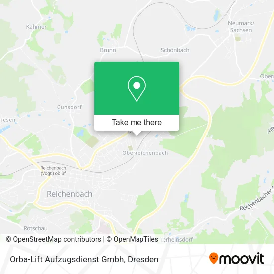 Карта Orba-Lift Aufzugsdienst Gmbh