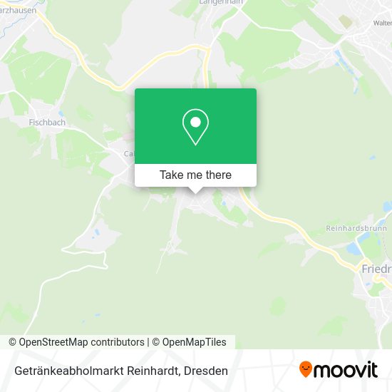 Карта Getränkeabholmarkt Reinhardt