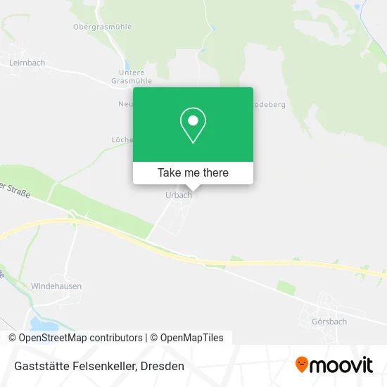 Карта Gaststätte Felsenkeller