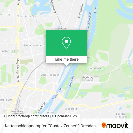 Карта Kettenschleppdampfer ""Gustav Zeuner""