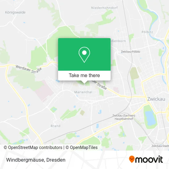 Карта Windbergmäuse