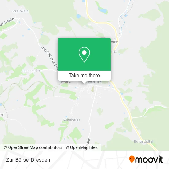 Карта Zur Börse