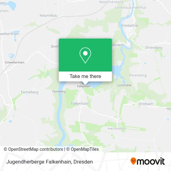 Карта Jugendherberge Falkenhain