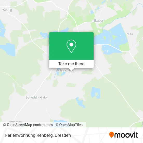 Карта Ferienwohnung Rehberg