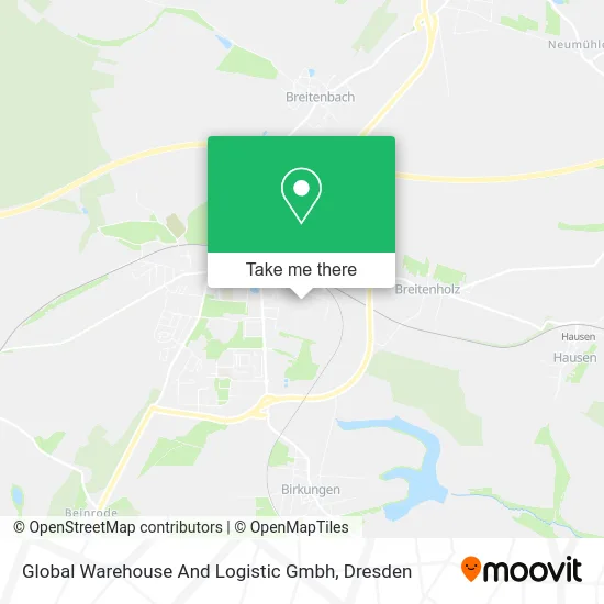 Карта Global Warehouse And Logistic Gmbh