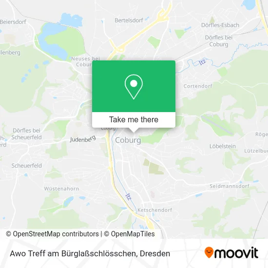 Карта Awo Treff am Bürglaßschlösschen