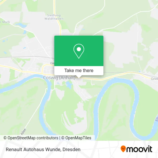 Карта Renault Autohaus Wunde