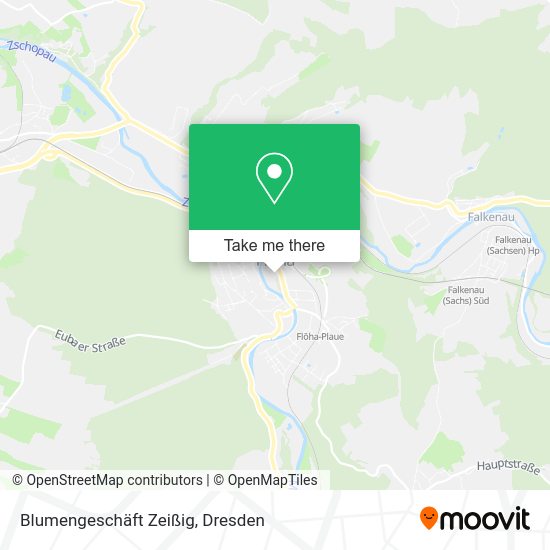 Карта Blumengeschäft Zeißig