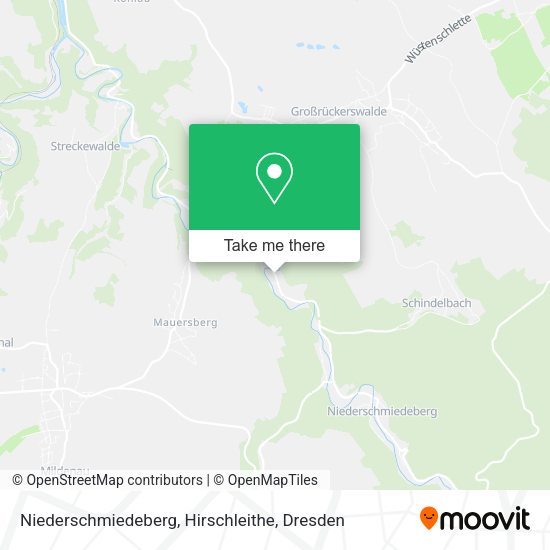 Карта Niederschmiedeberg, Hirschleithe