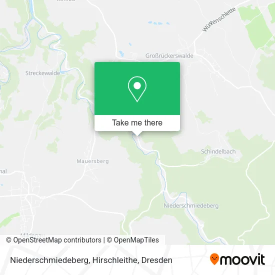 Карта Niederschmiedeberg, Hirschleithe
