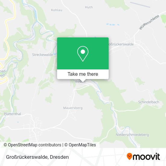 Карта Großrückerswalde