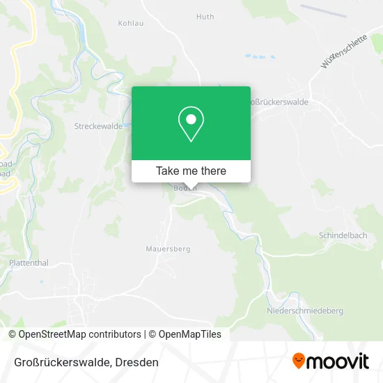 Карта Großrückerswalde