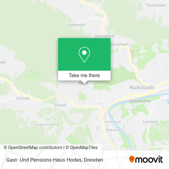 Карта Gast- Und Pensions-Haus Hodes
