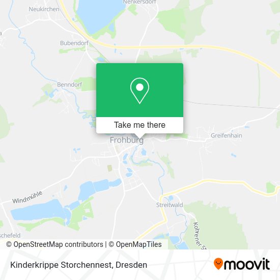 Карта Kinderkrippe Storchennest