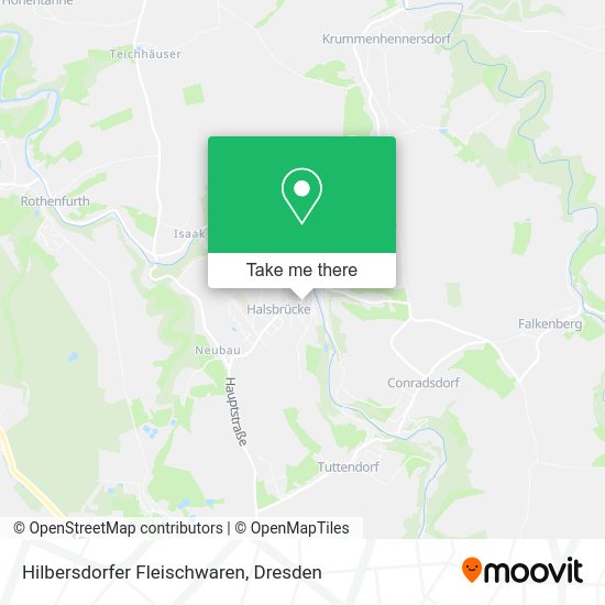 Карта Hilbersdorfer Fleischwaren